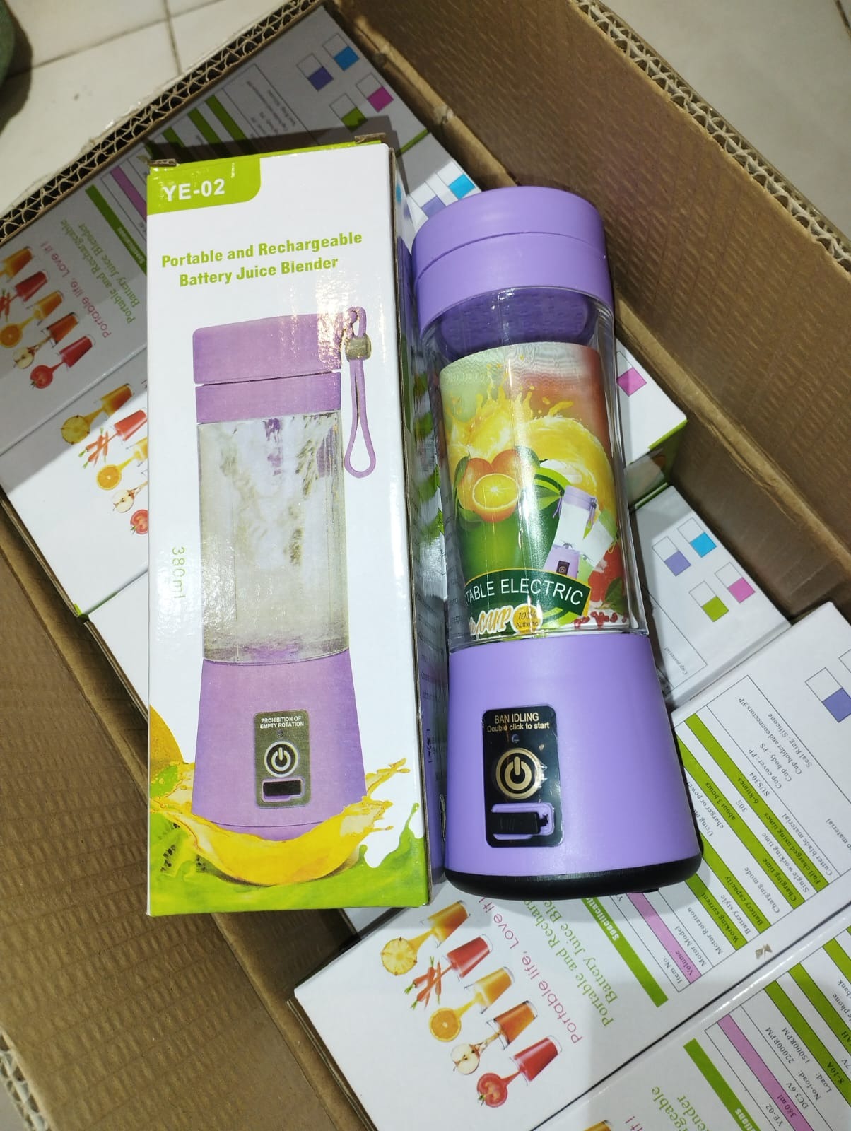 Portable Mini 6 Blade Juicer Blender – Fresh Juice Anywhere