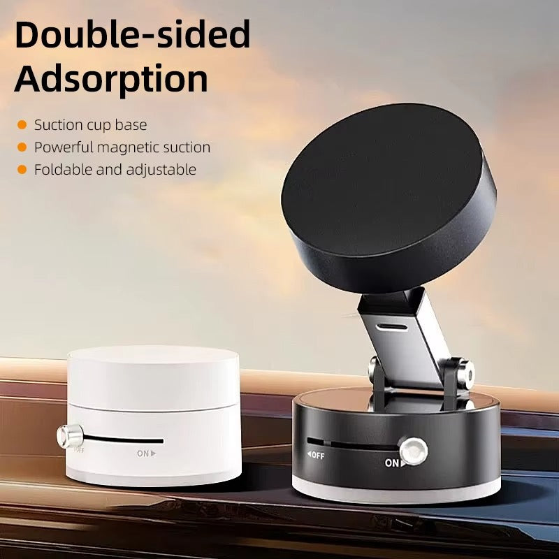 Magnetic Suction Phone Holder – Folding 360° Swivel Stand