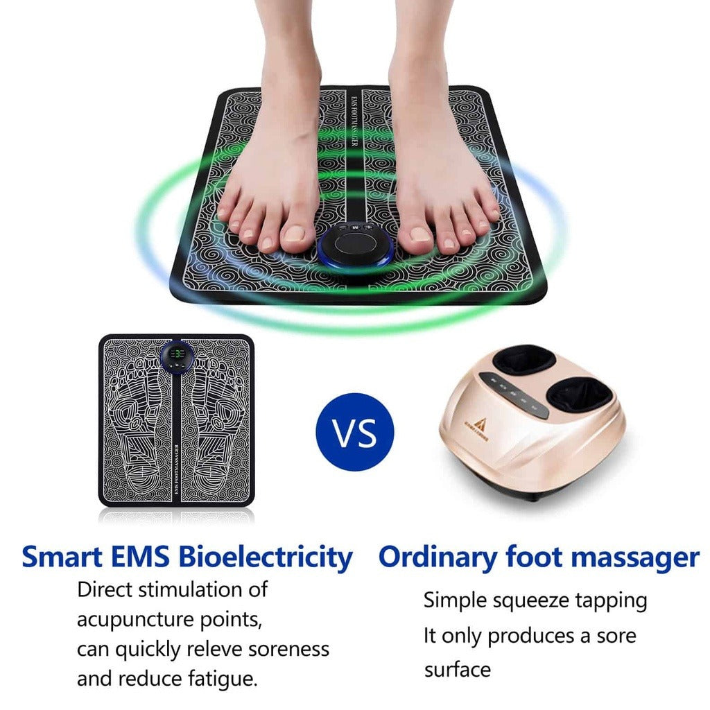 EMS Foot Massager Mat – Smart Electric Circulation Therapy Pad